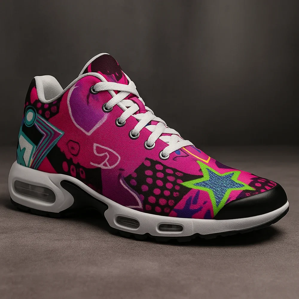 Neon Pulse Air Sneakers – Bold, Bubbly & Born to Pop