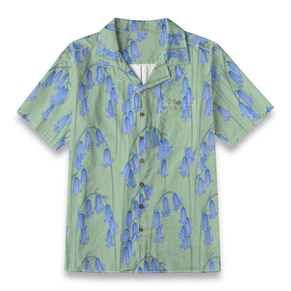 Bluebell Meadow Floral Fresh Island Shirt