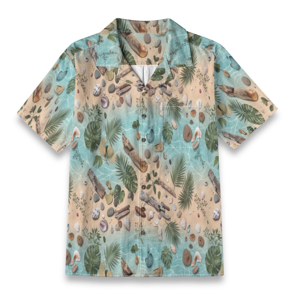 Tropical Shoreline Sand Ocean Summer Shirt