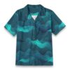 Aqua Depths Ocean Gradient Beach Shirt